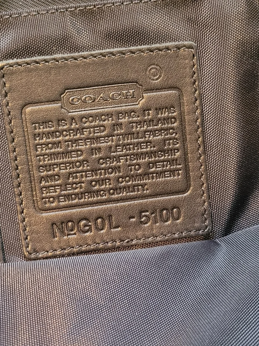 Coach Classic Black Messenger Briefcase - Leather And Nylon